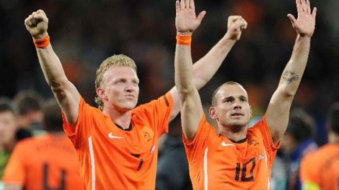 Kuyt ve Sneijder'siz Hollanda kazanamadı Kuyt ve Sneijder'siz Hollanda kazanamadı