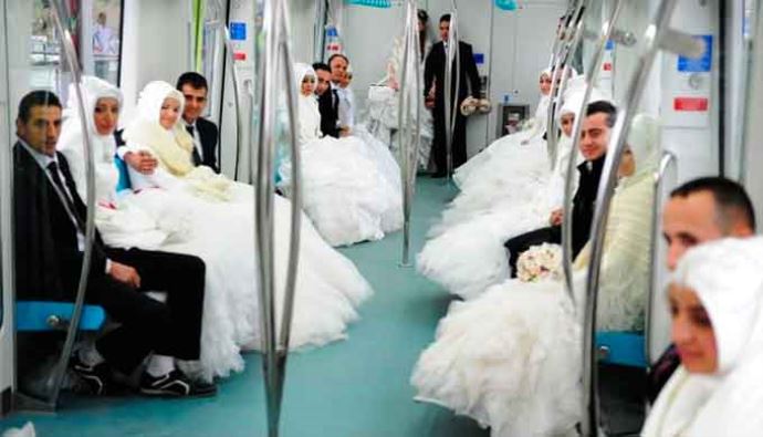Marmaray&#039;da 48 &#039;gelin damat&#039;