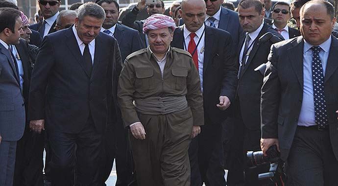 Mesut Barzani, &#039;Barış sürecini desteklemek amacıyla geldim&#039;