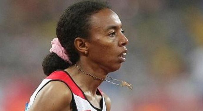 İstanbul Maratonu'nun ikincisi Elvan Abeylegesse İstanbul Maratonu'nun ikincisi Elvan Abeylegesse
