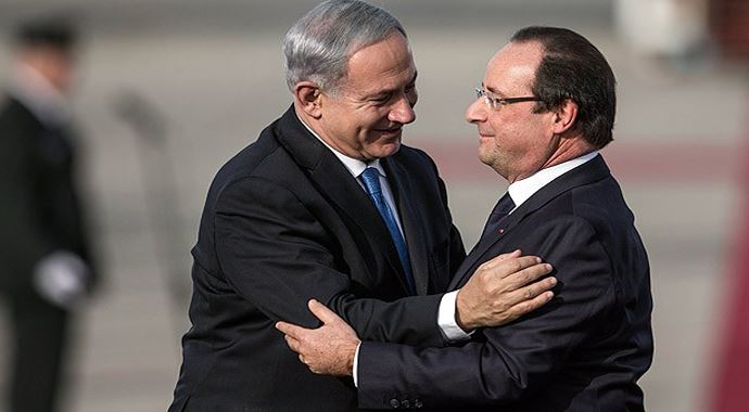 François Hollande 7 bakan ve 200 kişilik heyetle İsrail&#039;de