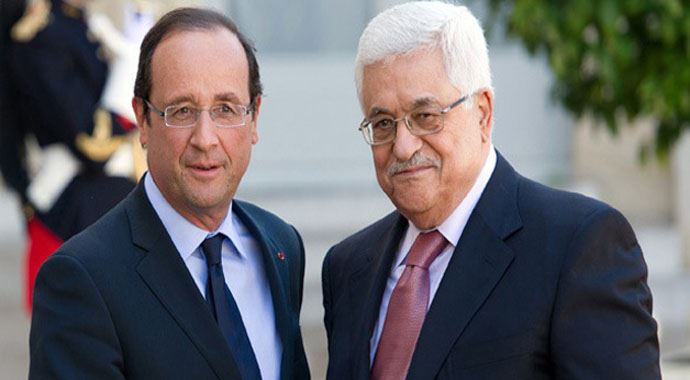Hollande, Filistin lideri Abbas ile görüştü