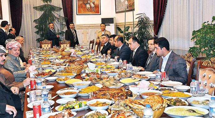 Barzani&#039;den Halil  İbrahim sofrası 