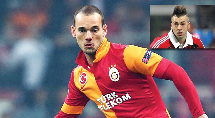 Sneijder&#039;i ver El Shaarawy&#039;yi al