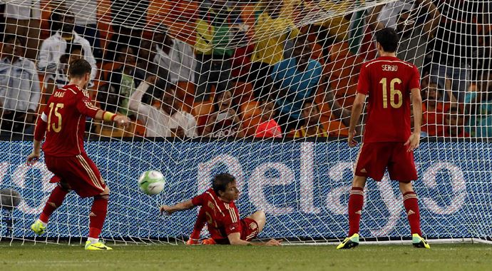 İspanya - Güney Afrika hazırlık maçında sürpriz, tek gol