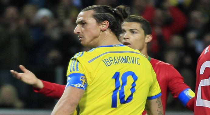 Ronaldo attı Ibrahimovic kovaladı Ronaldo attı Ibrahimovic kovaladı