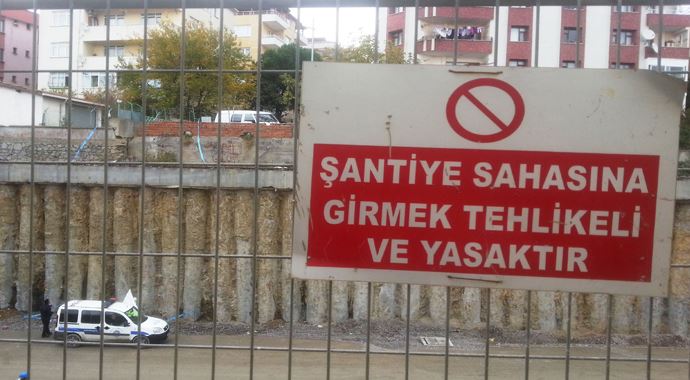 Marmaray şantiyesine düşen şahıs, hayatını kaybetti