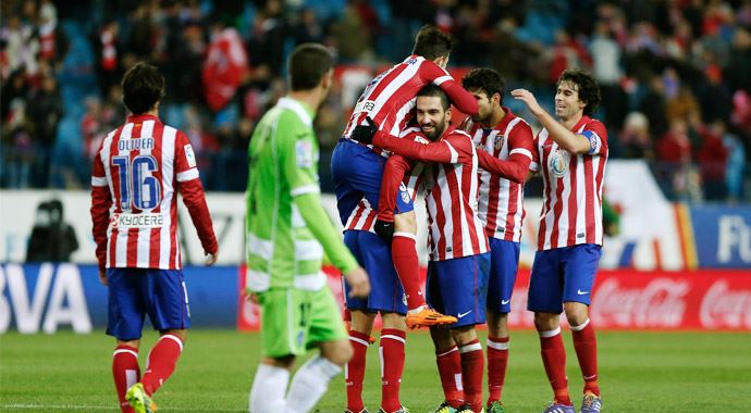 Atletico Madrid Getafe&#039;yi 7 golle sahaya gömdü