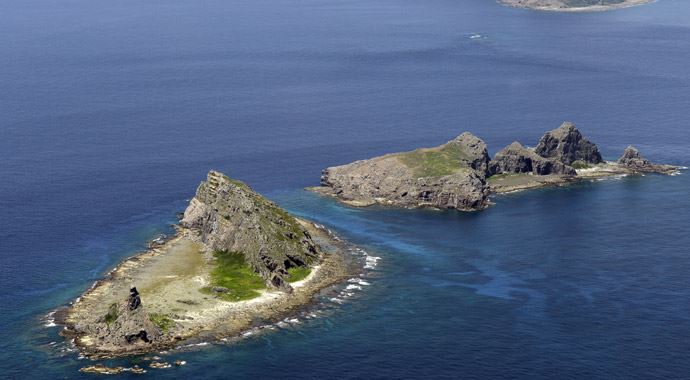 Çin'den Japonya'ya 'ada resti' Çin'den Japonya'ya 'ada resti'