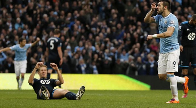 Manchester City, Tottenham'a gol yağdırdı Manchester City, Tottenham'a gol yağdırdı
