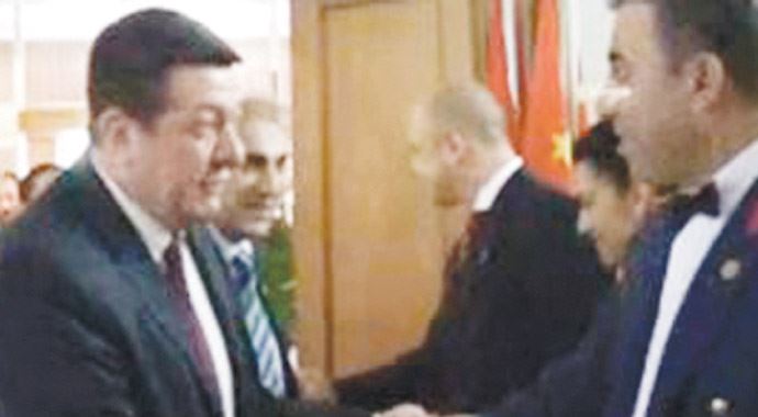 Firari Ergenekon sanığı resepsiyonda