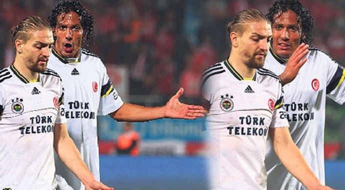 Bruno Alves ve Caner Erkin küfürleşti Bruno Alves ve Caner Erkin küfürleşti