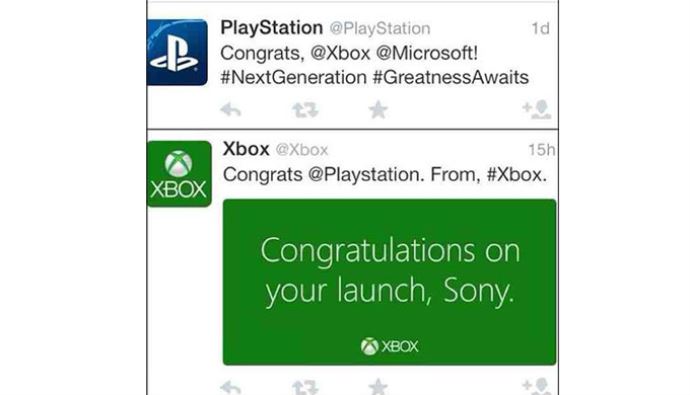 Sony'den Microsoft'a 'tweet'li jest Sony'den Microsoft'a 'tweet'li jest