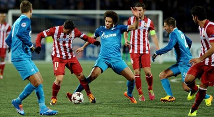 Atletico Madrid, Zenit'in yoluna taş koydu Atletico Madrid, Zenit'in yoluna taş koydu