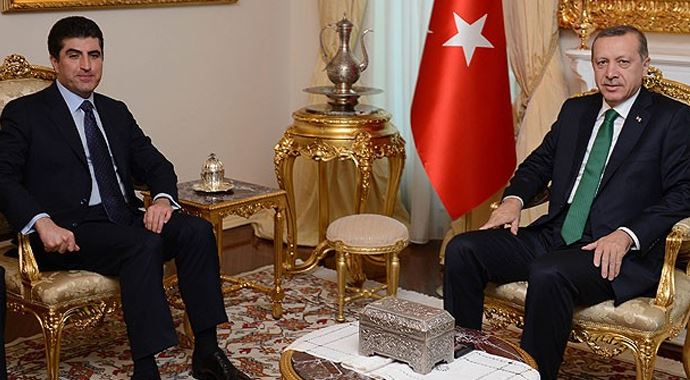 Erdoğan, IKBY Başbakanı Barzani'yi kabul etti Erdoğan, IKBY Başbakanı Barzani'yi kabul etti