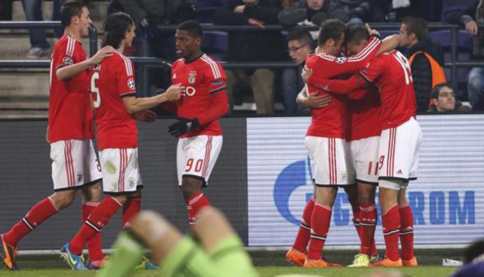 Benfica 90'da vurdu Benfica 90'da vurdu