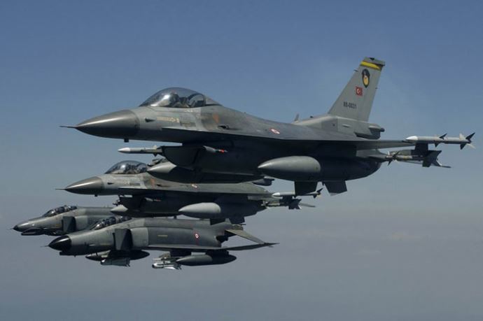 Suriye radarları, Türk F-16'larını taciz etti Suriye radarları, Türk F-16'larını taciz etti