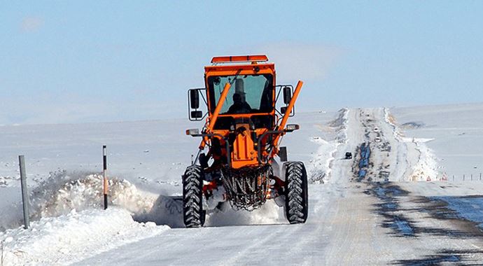 Erzurum'da şimdiden 201 köy yolu kapalı Erzurum'da şimdiden 201 köy yolu kapalı
