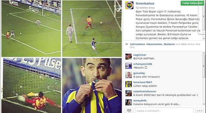 Fenerbahçe'den Galatasaray'a resmi yollardan 6 - 0 göndermesi