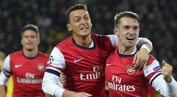 Borussia Dortmund 0, Arsenal 1