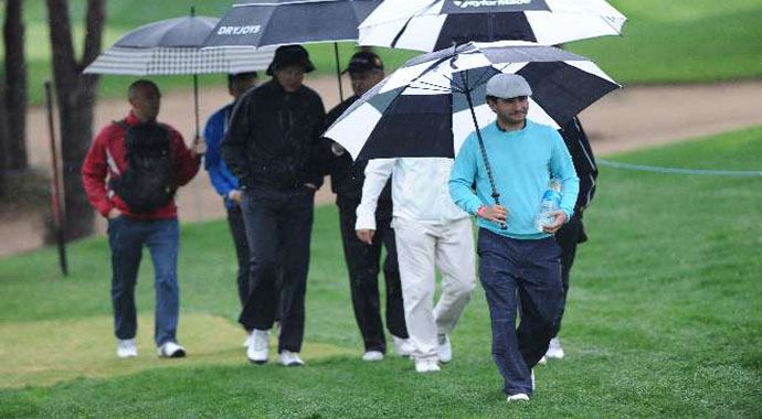Golf Turnuvası'na yağmur engeli