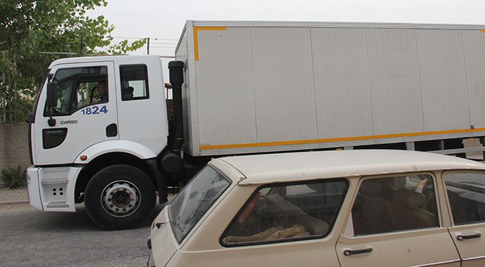 Uyuşturucu ihbarı üzerine durdurulan TIR'dan roket başlığı çıktı