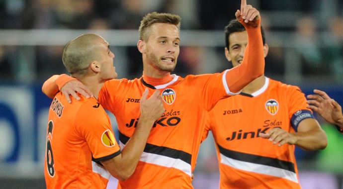 Valencia St. Gallen maçında gol yağmuru Valencia St. Gallen maçında gol yağmuru