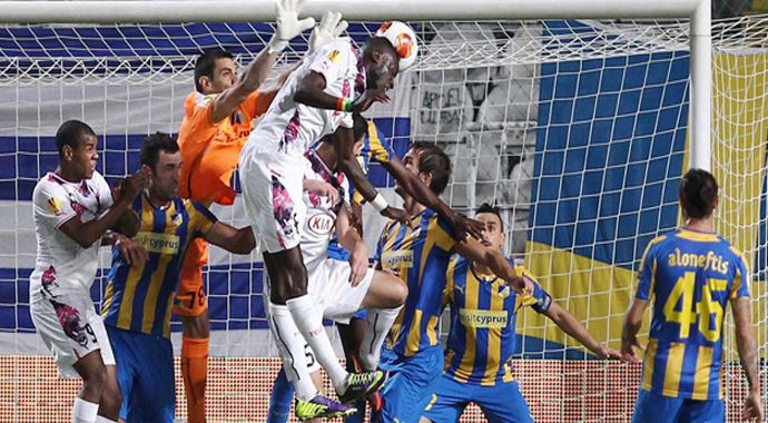 APOEL grupta ilk galibiyetini aldı APOEL grupta ilk galibiyetini aldı