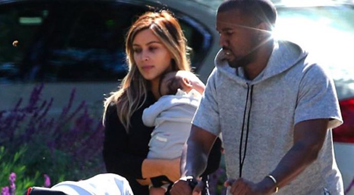 Kim Kardashian bebeğiyle görüntülendi