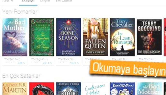 Google Play 'Kitaplar' uygulaması Türk kullanıcılara sunuldu Google Play 'Kitaplar' uygulaması Türk kullanıcılara sunuldu