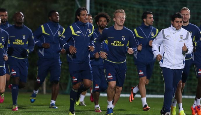 Fenerbahçe, Galatasaray maçının hazırlıklarını sürdürdü