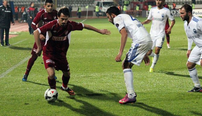 Kayseri Erciyesspor, Elazığspor'u tek golle devirdi Kayseri Erciyesspor, Elazığspor'u tek golle devirdi