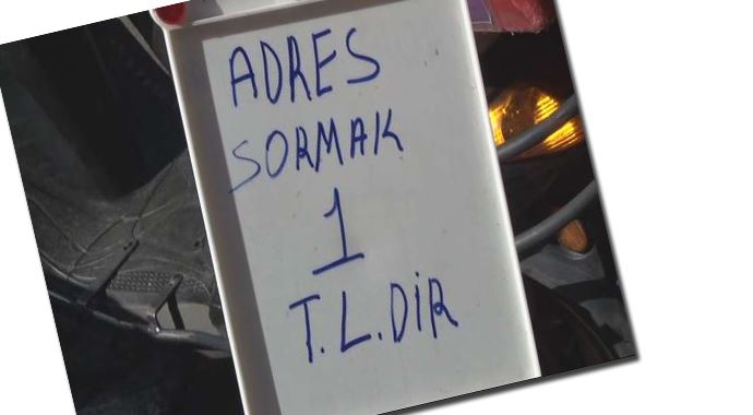 Adres sormak parayla