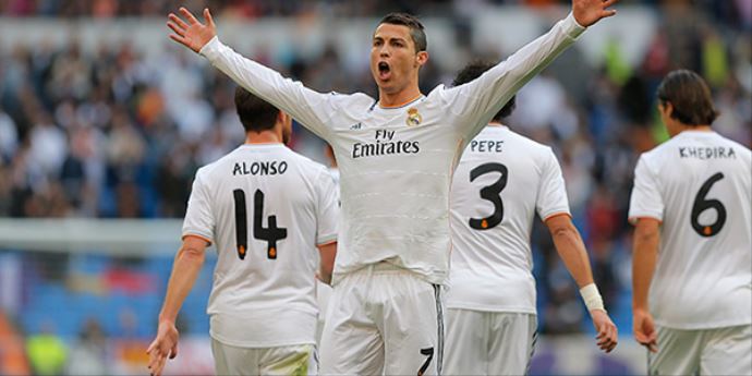 Ronaldo coştu, Real Madrid farka koştu Ronaldo coştu, Real Madrid farka koştu