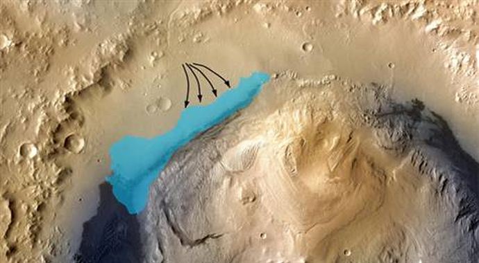 Antik Mars gölünde yaşam izleri