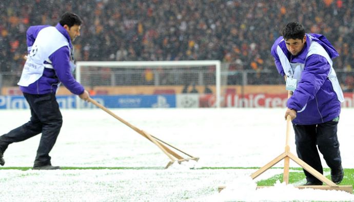 Kopenhag yenildi, Galatasaray kar engeline takıldı Kopenhag yenildi, Galatasaray kar engeline takıldı