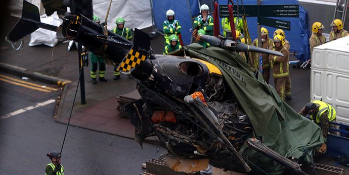Glasgow'daki helikopter kazasında ölü sayısı 10'a yükseldi