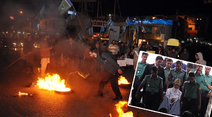 Molla'nın idamına isyan, 15 ölü Molla'nın idamına isyan, 15 ölü