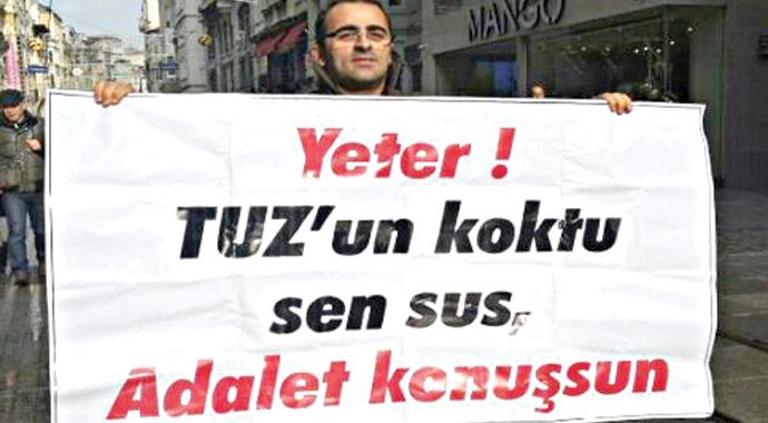 Tuzcuoğlu&#039;na şike protestosu