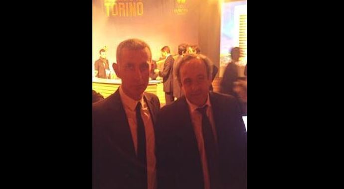 Hacıosmanoğlu ile Platini'den sürpriz görüşme Hacıosmanoğlu ile Platini'den sürpriz görüşme