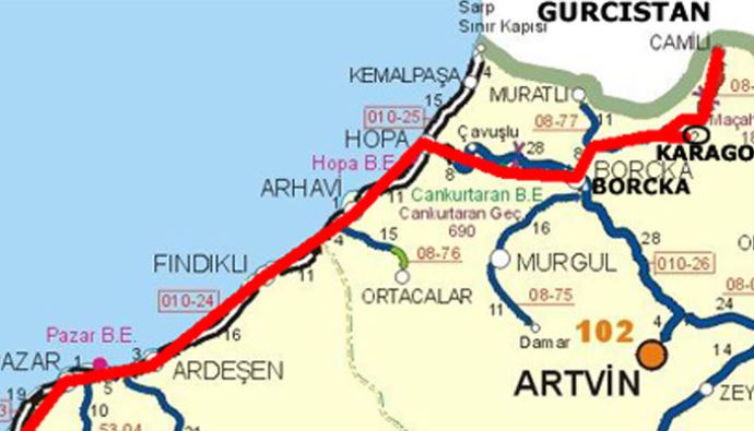 Gürcistan&#039;dan Artvin Borçka&#039;ya sınır kapısı açılıyor
