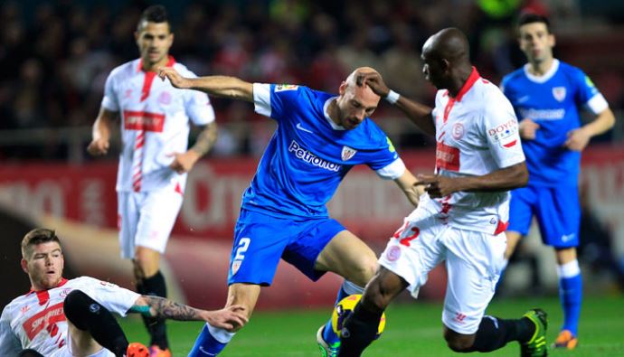 3'üncü lig ekibi Racing, Sevilla'yı kupa dışına itti 3'üncü lig ekibi Racing, Sevilla'yı kupa dışına itti