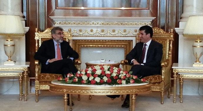 Bakan Taner Yıldız, Mesut Barzani ile görüştü Bakan Taner Yıldız, Mesut Barzani ile görüştü