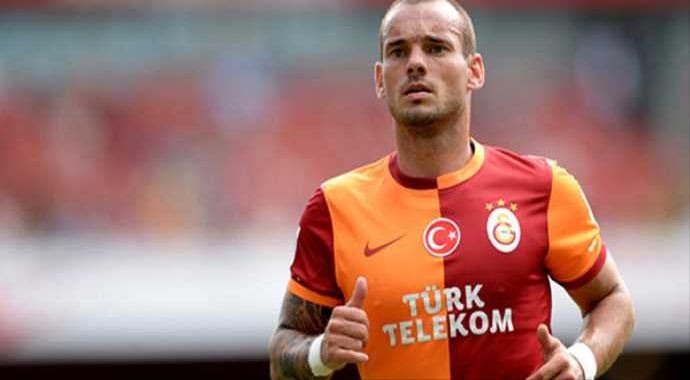 Galatasaray'da Sneijder'den ayrılık sinyali