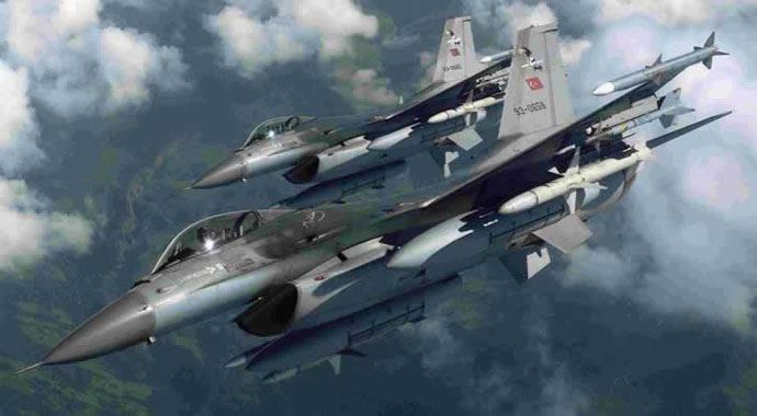 F-16'lar Türkiye-Suriye sınırında kuş uçurtmuyor