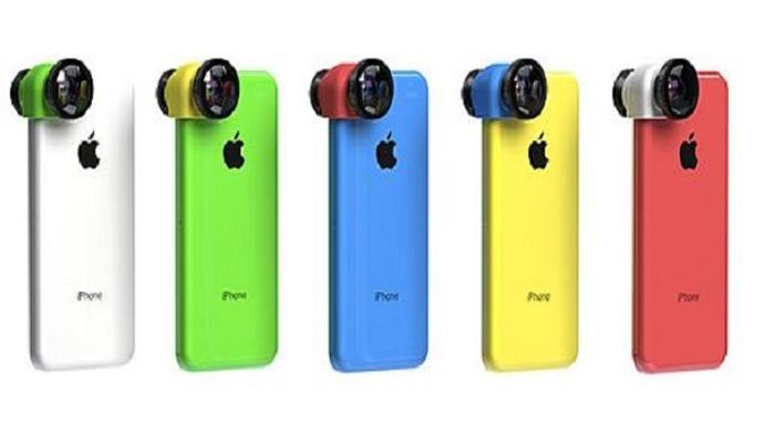 iPhone 5C için renkli lensler geliyor