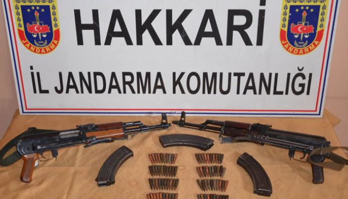 Hakkari'de silah operasyonu Hakkari'de silah operasyonu