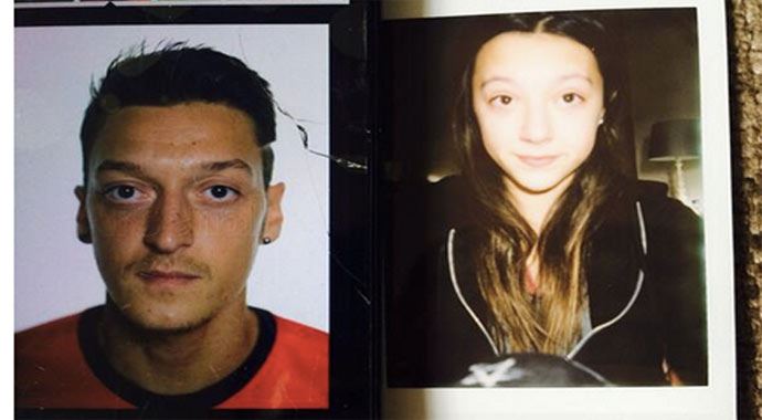 Mesut Özil'i kızına benzetti Mesut Özil'i kızına benzetti