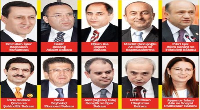 Giden-gelen bakanlar kim? İşte yeni kabine Giden-gelen bakanlar kim? İşte yeni kabine