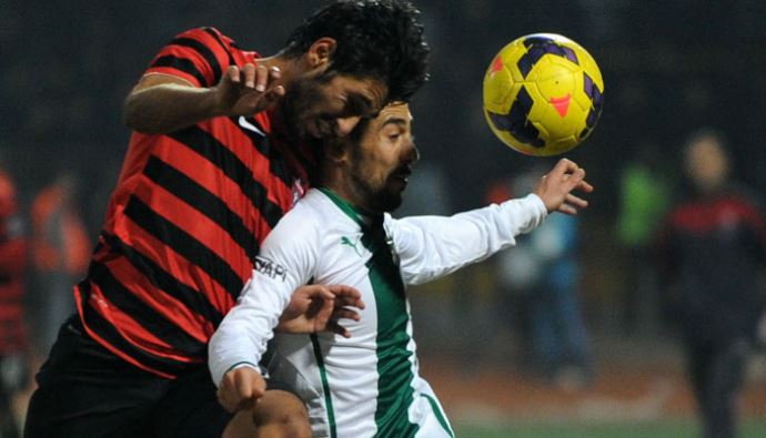 Gaziantep-Bursa maçında gol sesi çıkmadı Gaziantep-Bursa maçında gol sesi çıkmadı